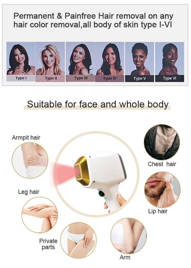 hot hair removal machine