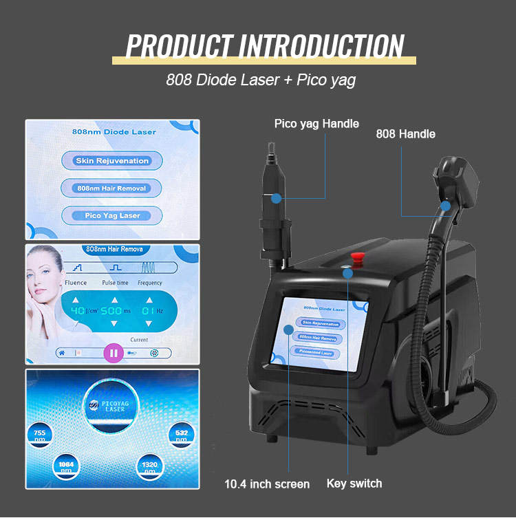 laser tattoo removal machine detail