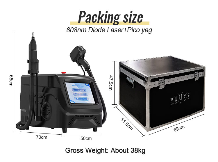 laser tattoo removal machine detail