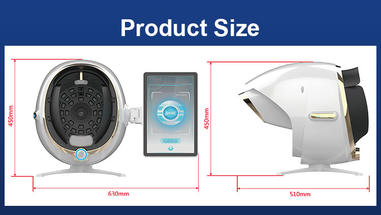 3d facial skin analyzer machine cost