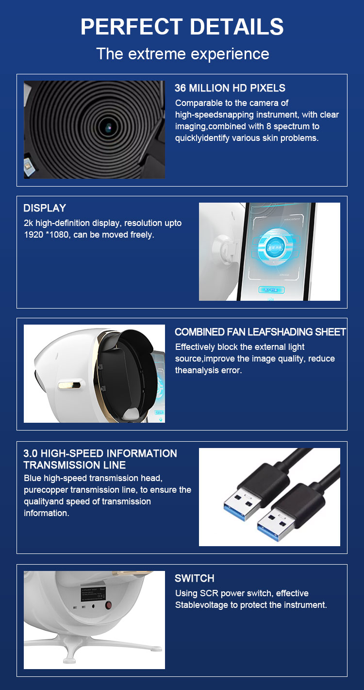 3d facial skin analyzer machine cost