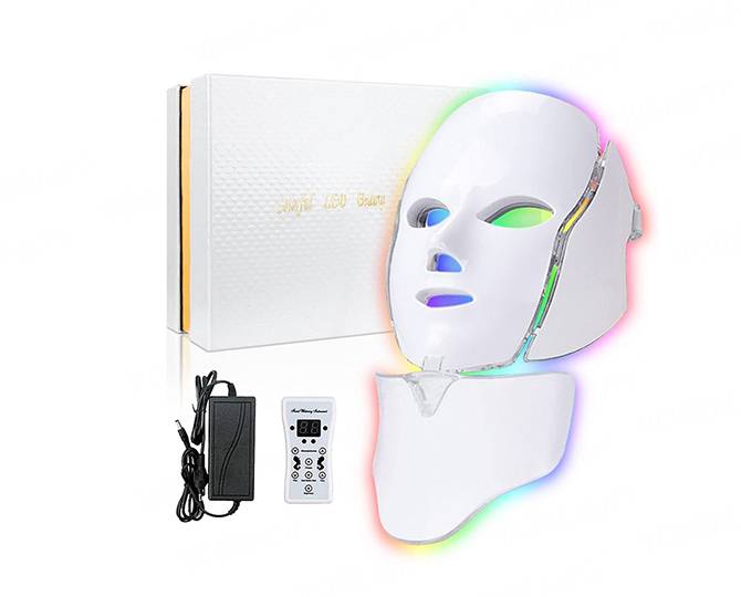 7 colors led facial mask reviews
