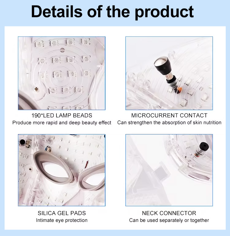 7 color led face mask price