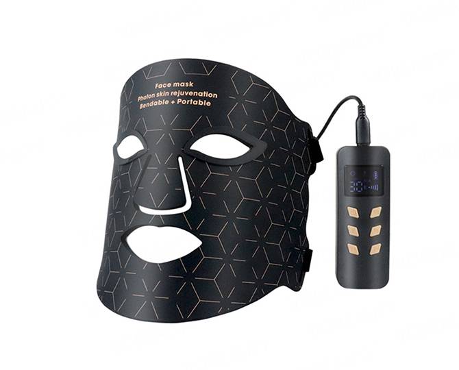 led light therapy mask before and after