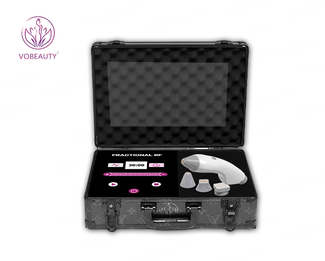 portable fractional rf beauty device