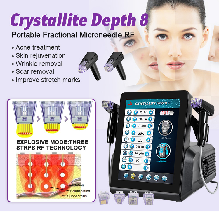 RF Fractional microneedling device