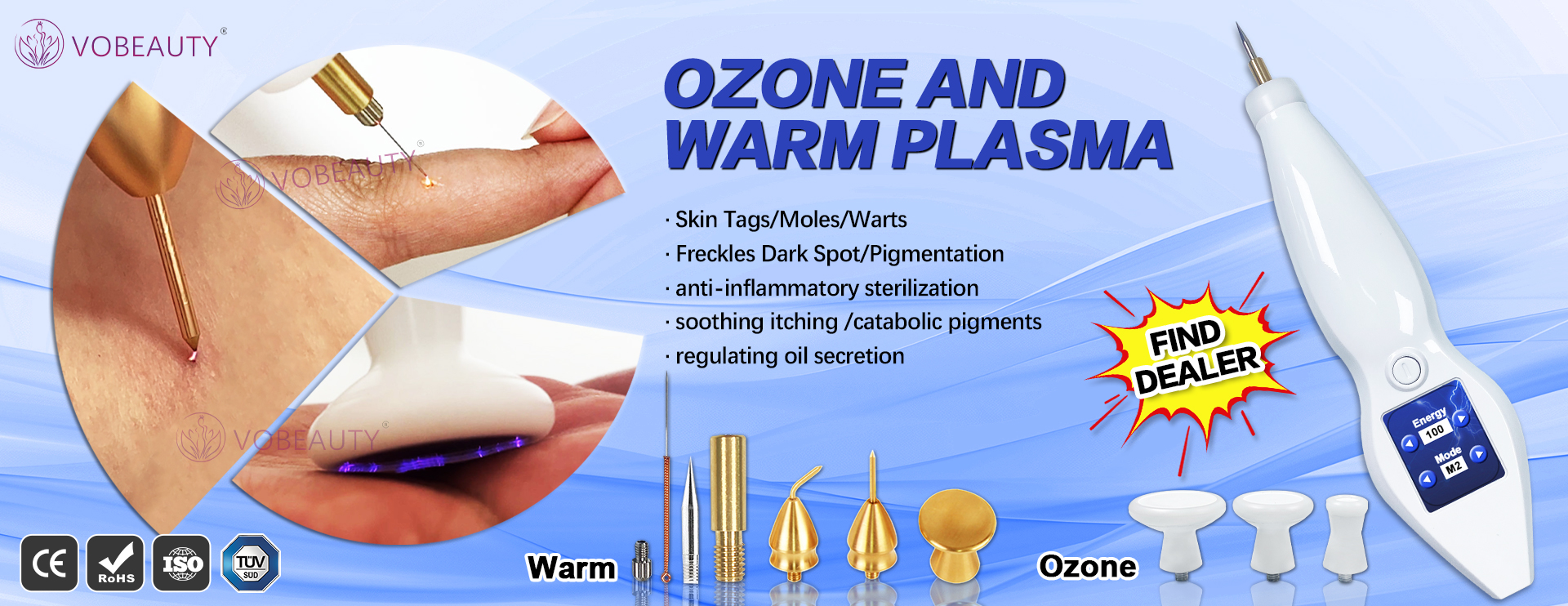 Hand held Ozone & Warm Plasma Pen